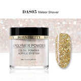 BORN PRETTY Pink White Clear Acrylic Powder 10ml Tip Extension French Nail Polymer Powder Acrylic Brush Crystal Glass Container