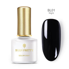 BORN PRETTY Living Coral Pure Color Gel Polish 6ml Shimmer Glitter Rose Pink Soak Off Nail Art Gel Lacquer Primer Gel Varnish